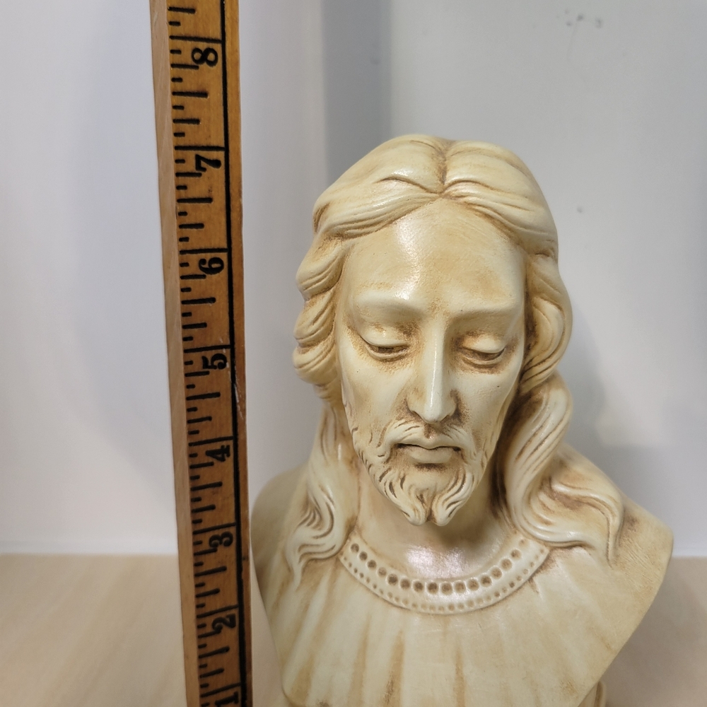 Holland Mold Jesus Bust Statue Religious‎ Figure Home Decor - Picture 7 of 9